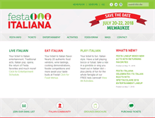 Tablet Screenshot of festaitaliana.com